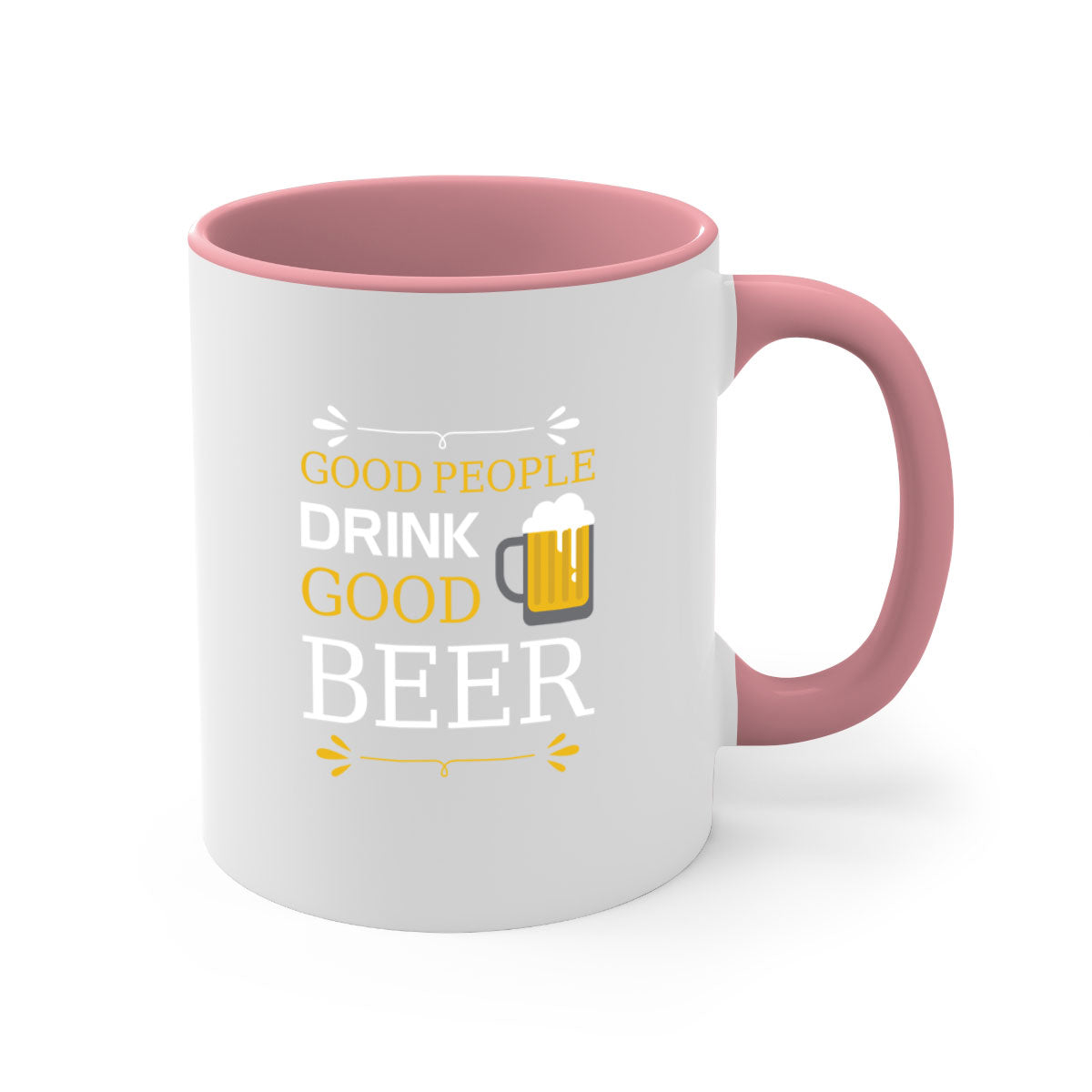 Good People Drink 87# Mug in five vibrant colors with a glossy finish and easy-grip handle, perfect for coffee and tea.