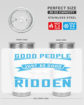 Good People Get Cheated tumbler in stainless steel with a stylish design, perfect for hot and cold beverages.