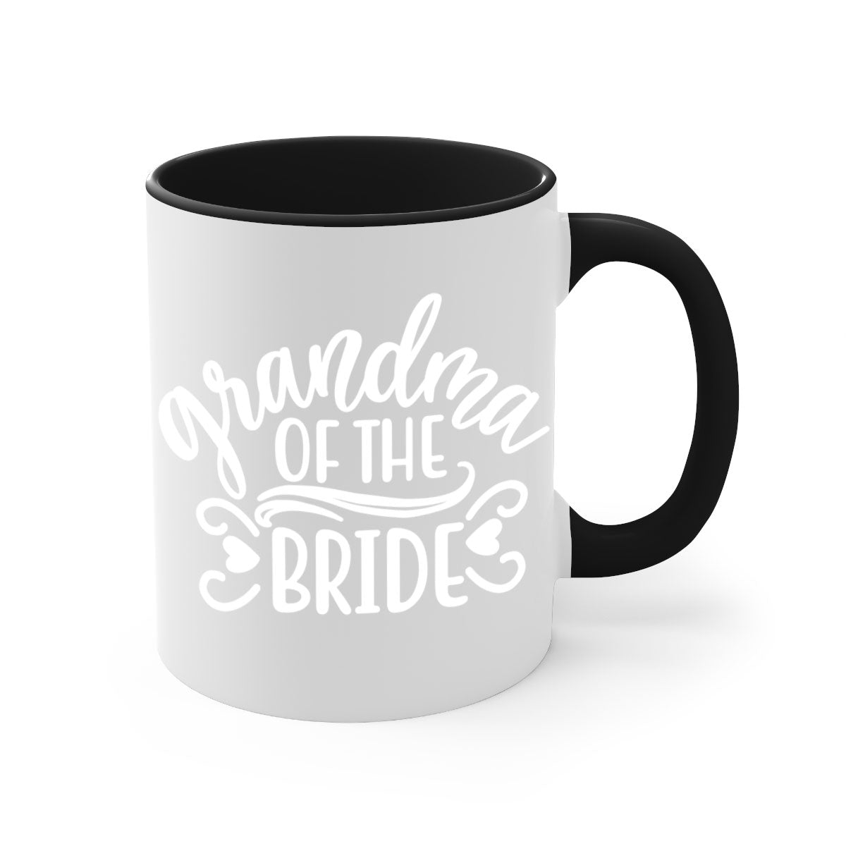 Grandma 31# Mug featuring a glossy finish, colored handle, and interior, available in multiple colors and sizes.