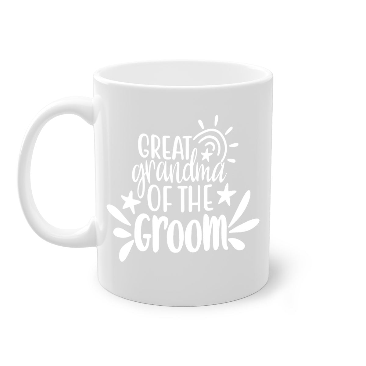 Great Grandma 21# Mug featuring a two-tone design with a colored handle and glossy finish, available in multiple colors.