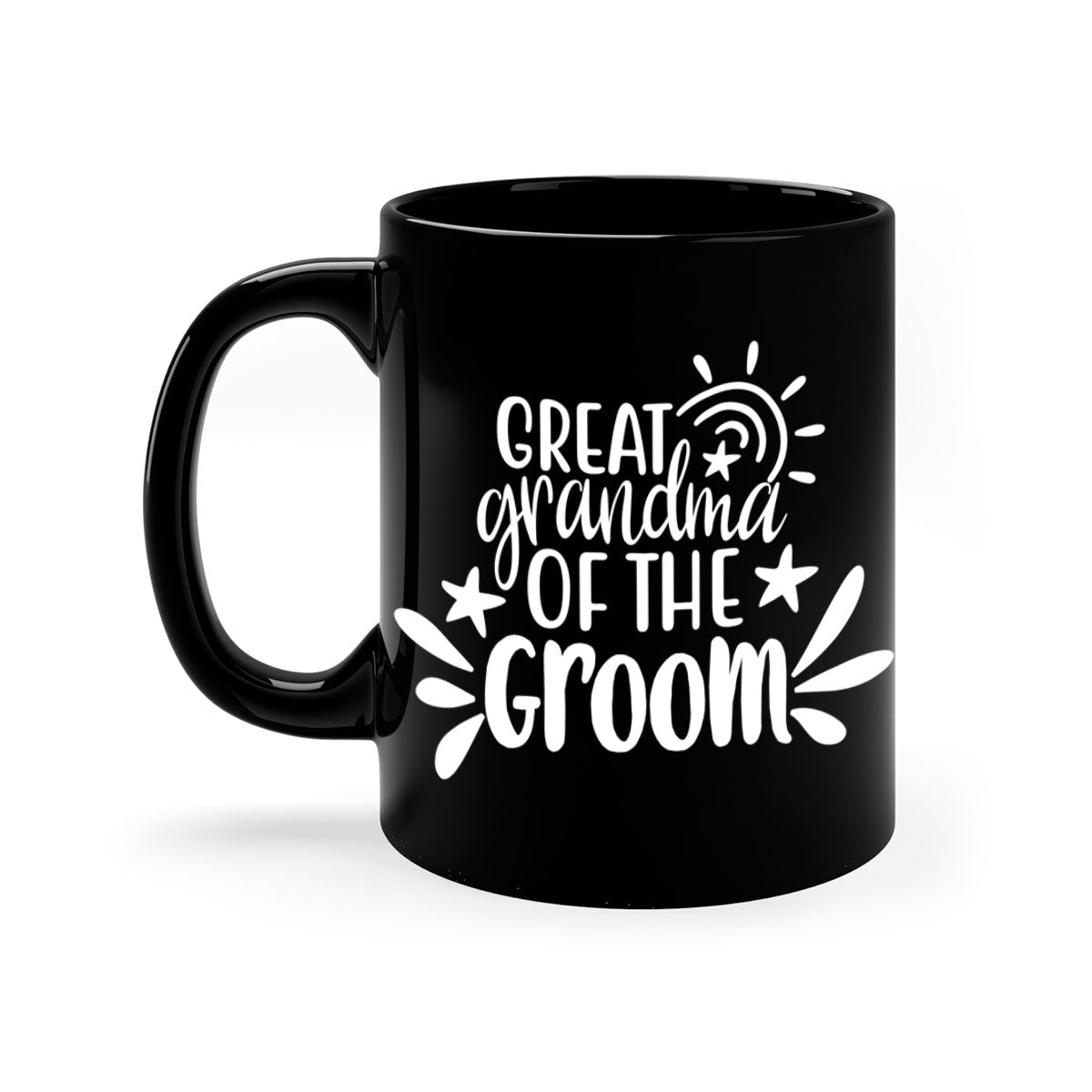 Great Grandma 21# Mug featuring a two-tone design with a colored handle and glossy finish, available in multiple colors.