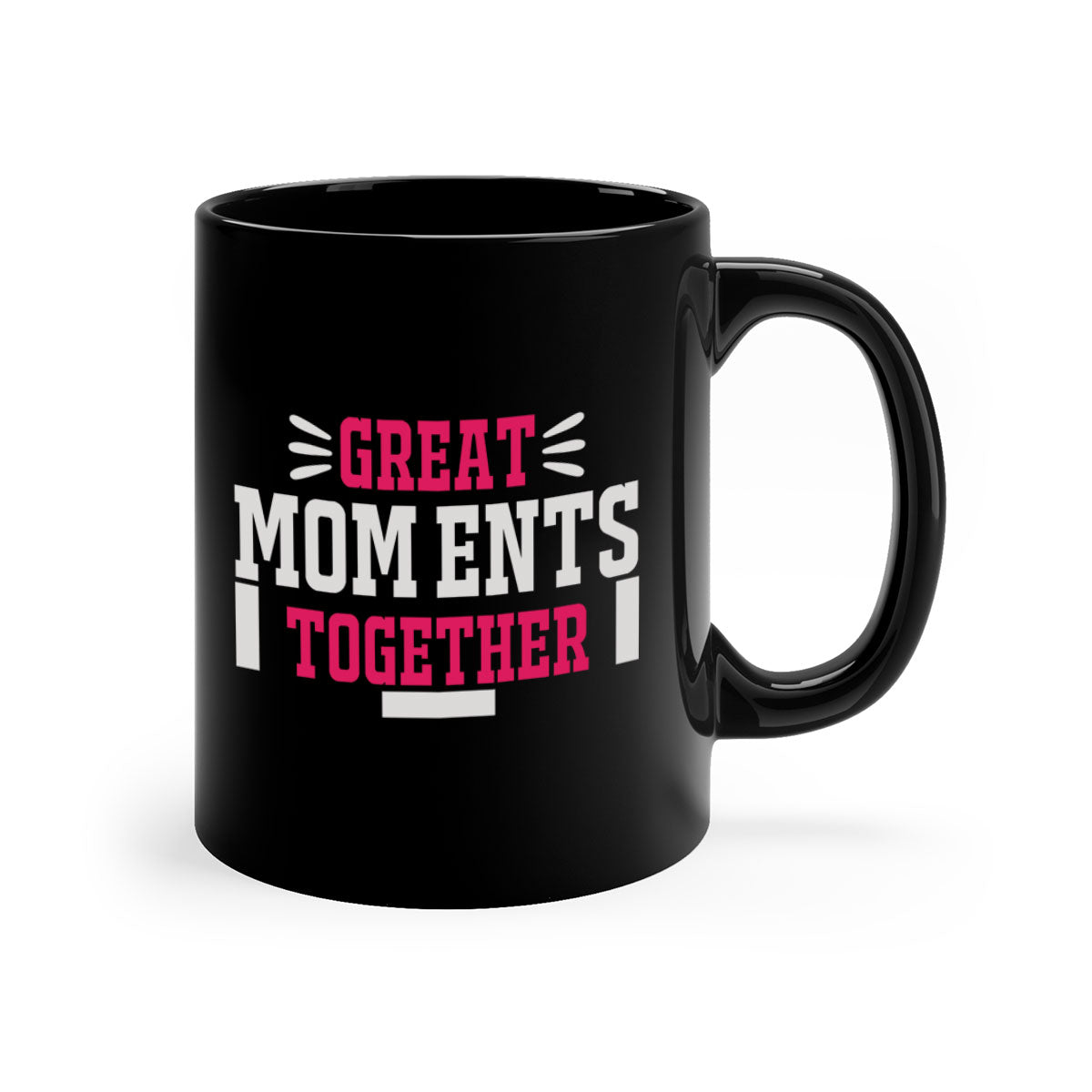 Great Mom Ents Together 172# Mug featuring a glossy finish, colored handle, and interior in five vibrant colors.
