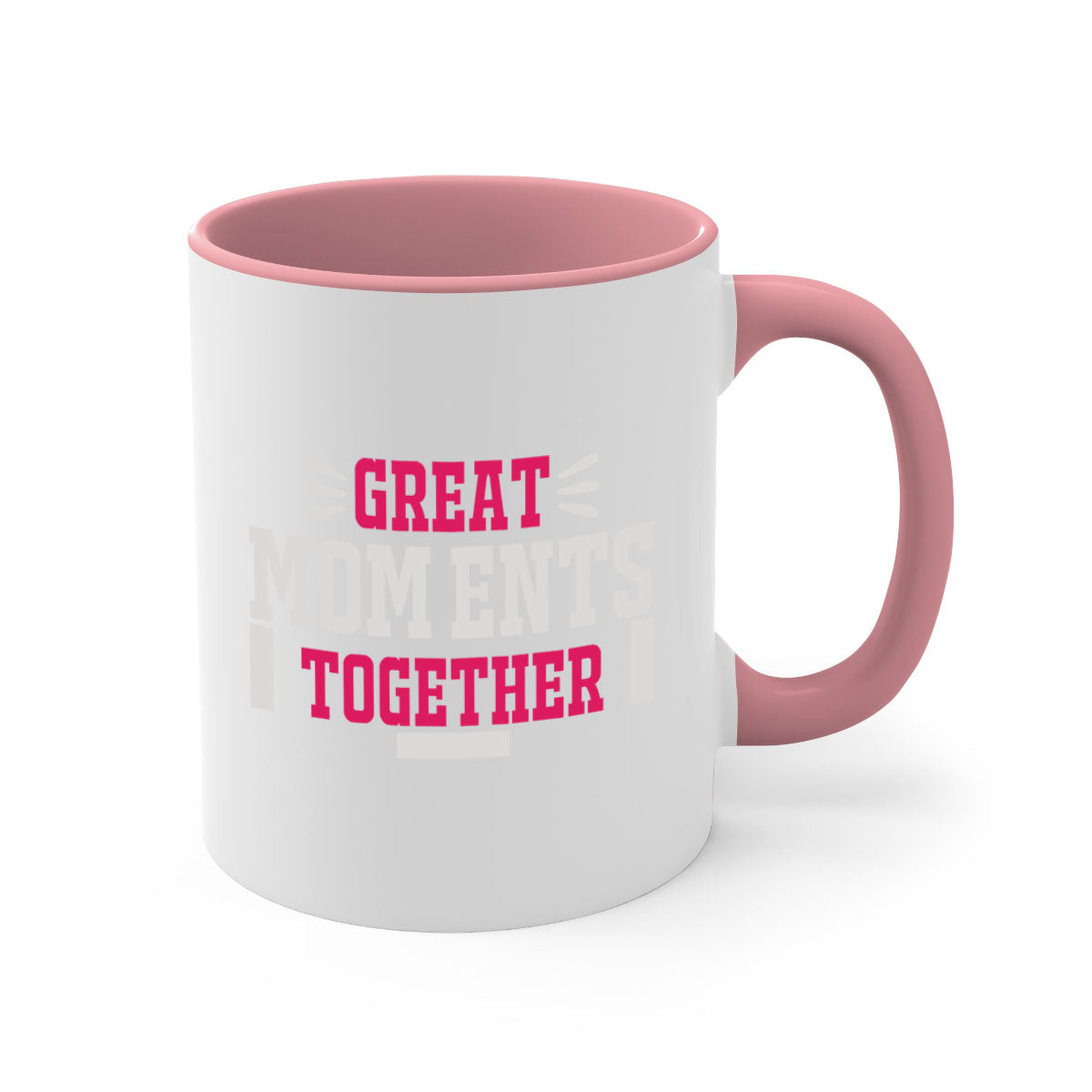 Great Mom Ents Together 172# Mug featuring a glossy finish, colored handle, and interior in five vibrant colors.