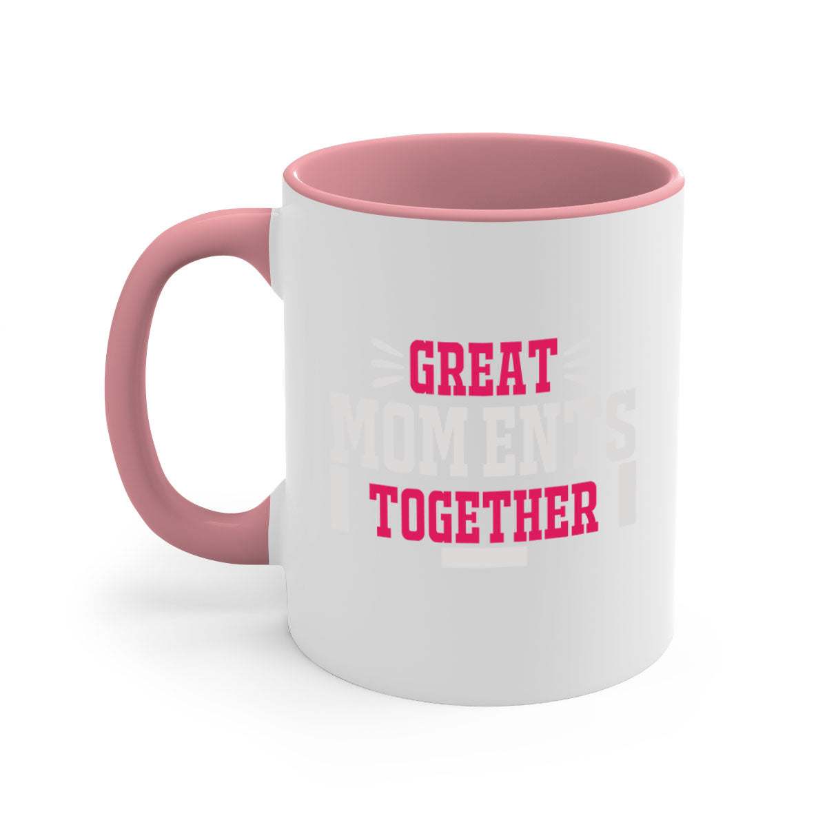 Great Mom Ents Together 172# Mug featuring a glossy finish, colored handle, and interior in five vibrant colors.