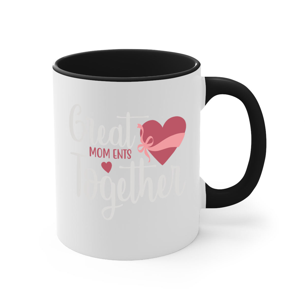 Great Mom Ents Together Mug in five vibrant colors with a glossy finish and C-shaped handle.
