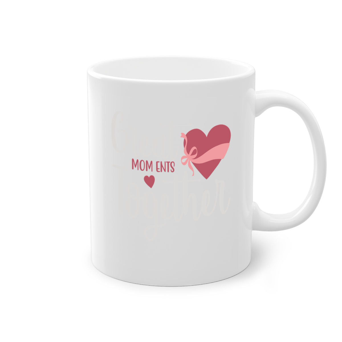 Great Mom Ents Together Mug in five vibrant colors with a glossy finish and C-shaped handle.