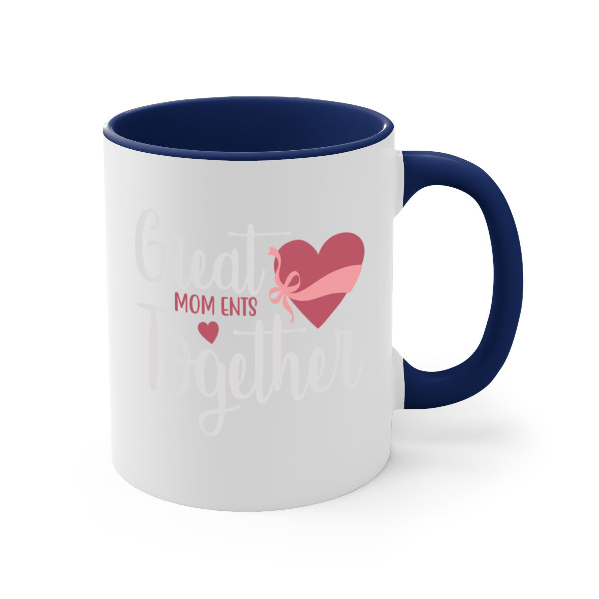 Great Mom Ents Together Mug in five vibrant colors with a glossy finish and C-shaped handle.
