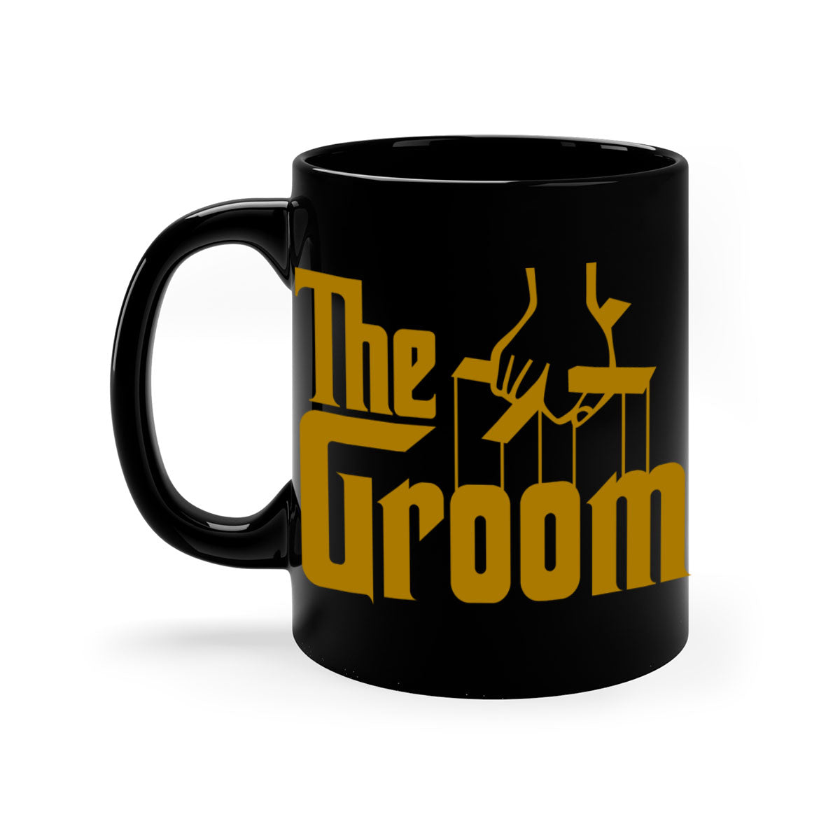 Groom 7# Mug featuring a glossy finish with a colored handle and interior, available in multiple colors and sizes.
