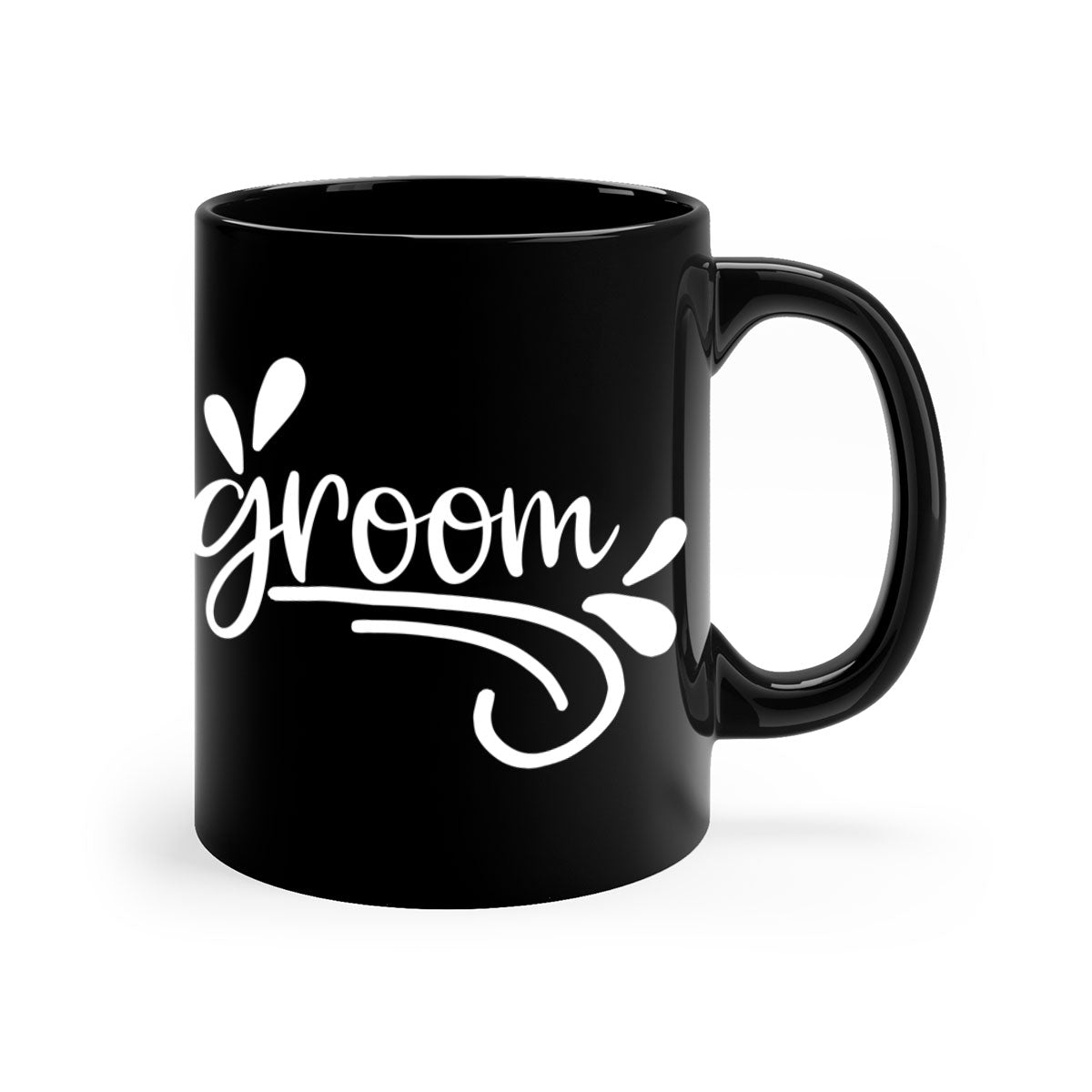 Groomm15# Mug featuring a two-tone design with a colored handle and glossy finish, available in multiple colors.