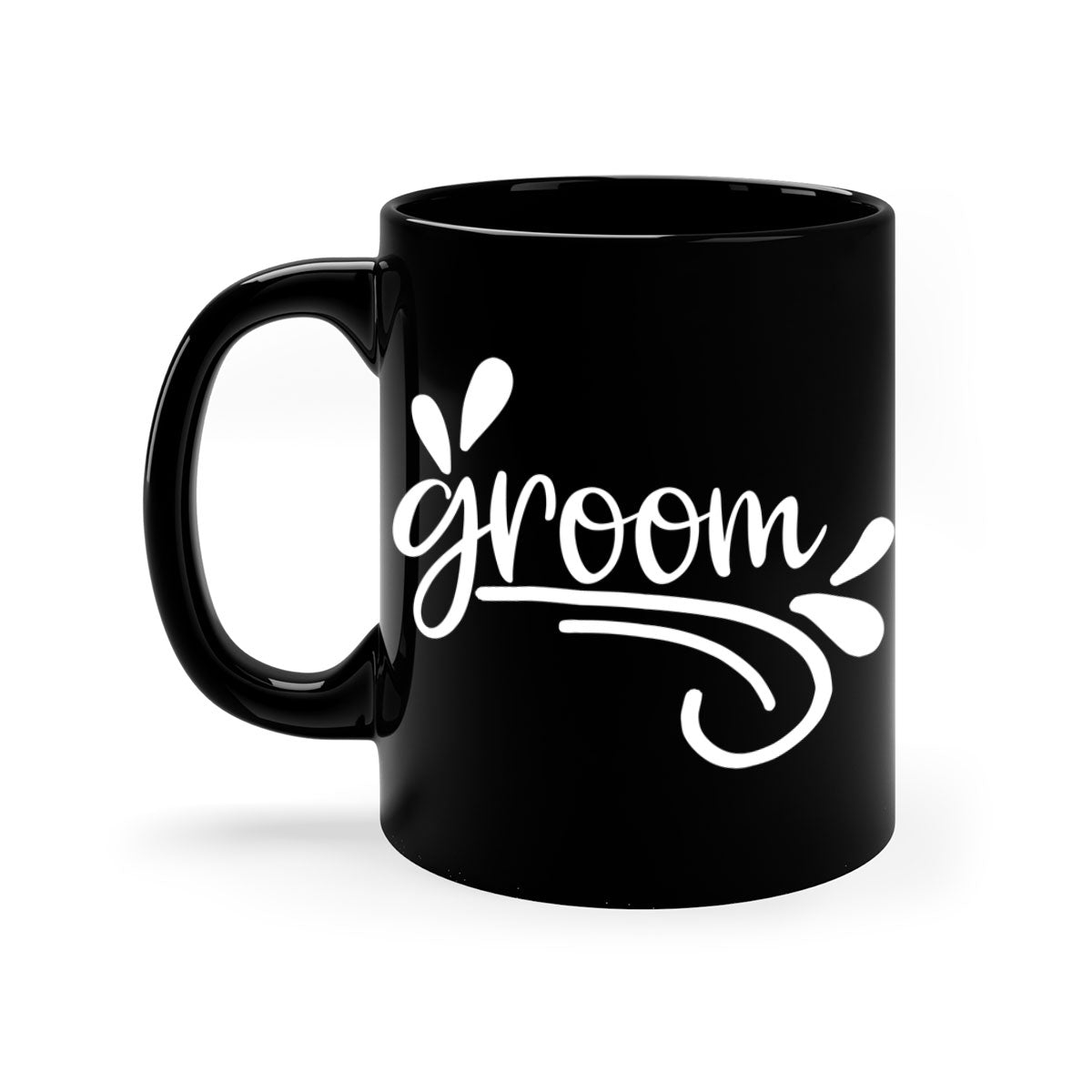 Groomm15# Mug featuring a two-tone design with a colored handle and glossy finish, available in multiple colors.
