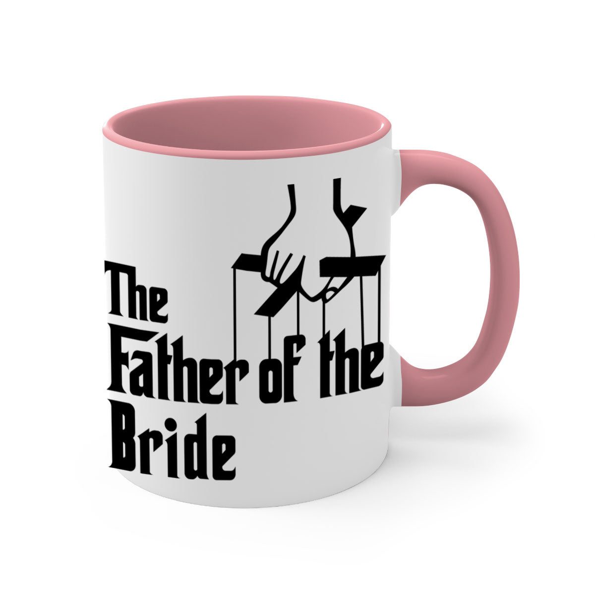 Groomsmen 26# Mug featuring a glossy finish with a colored handle and interior, available in multiple colors.