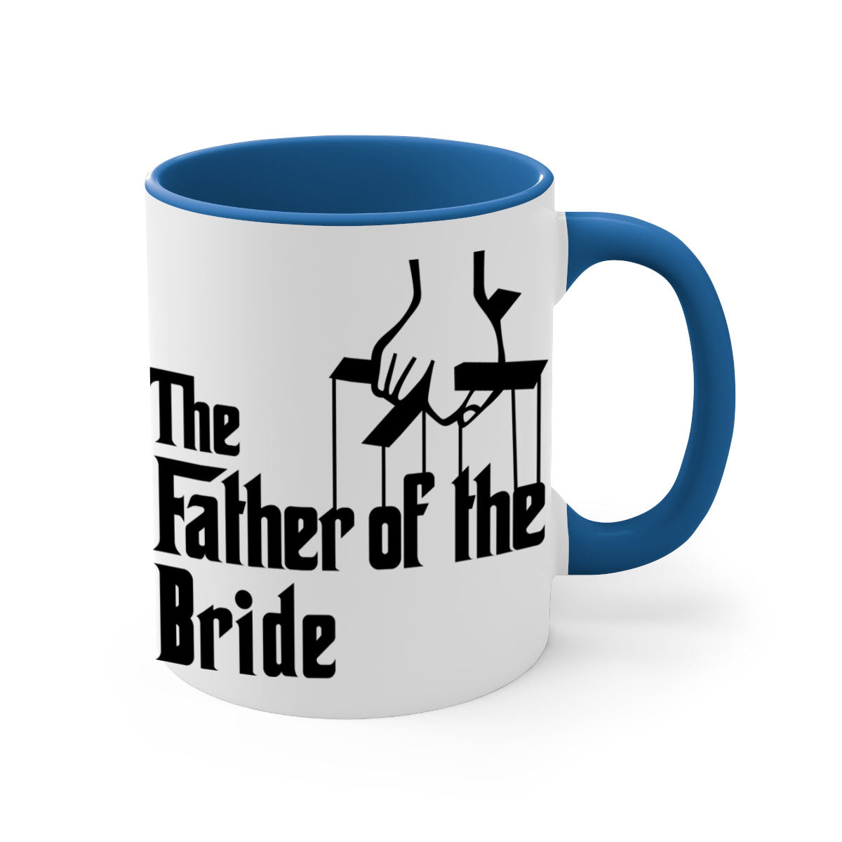 Groomsmen 26# Mug featuring a glossy finish with a colored handle and interior, available in multiple colors.