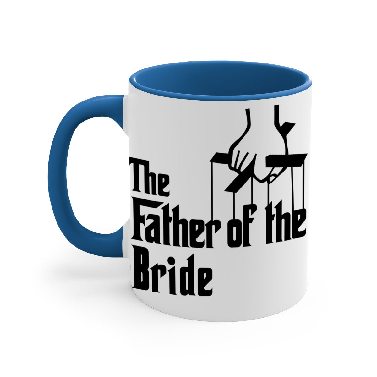 Groomsmen 26# Mug featuring a glossy finish with a colored handle and interior, available in multiple colors.