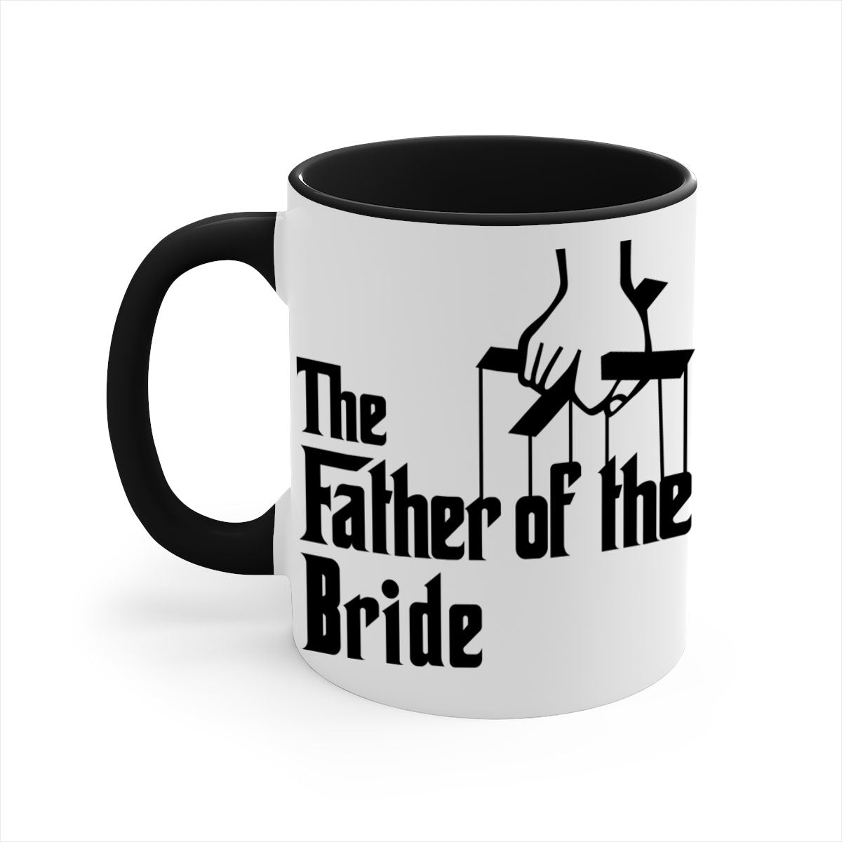 Groomsmen 26# Mug featuring a glossy finish with a colored handle and interior, available in multiple colors.