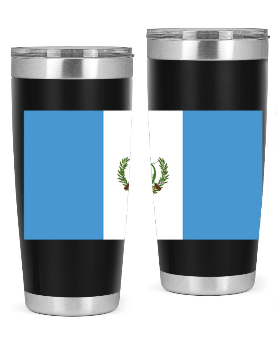 Guatemala 129# Tumbler featuring a double wall vacuum design, copper lining, and a drink-thru lid, perfect for hot and cold beverages.