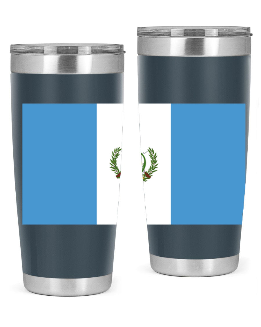 Guatemala 129# Tumbler featuring a double wall vacuum design, copper lining, and a drink-thru lid, perfect for hot and cold beverages.