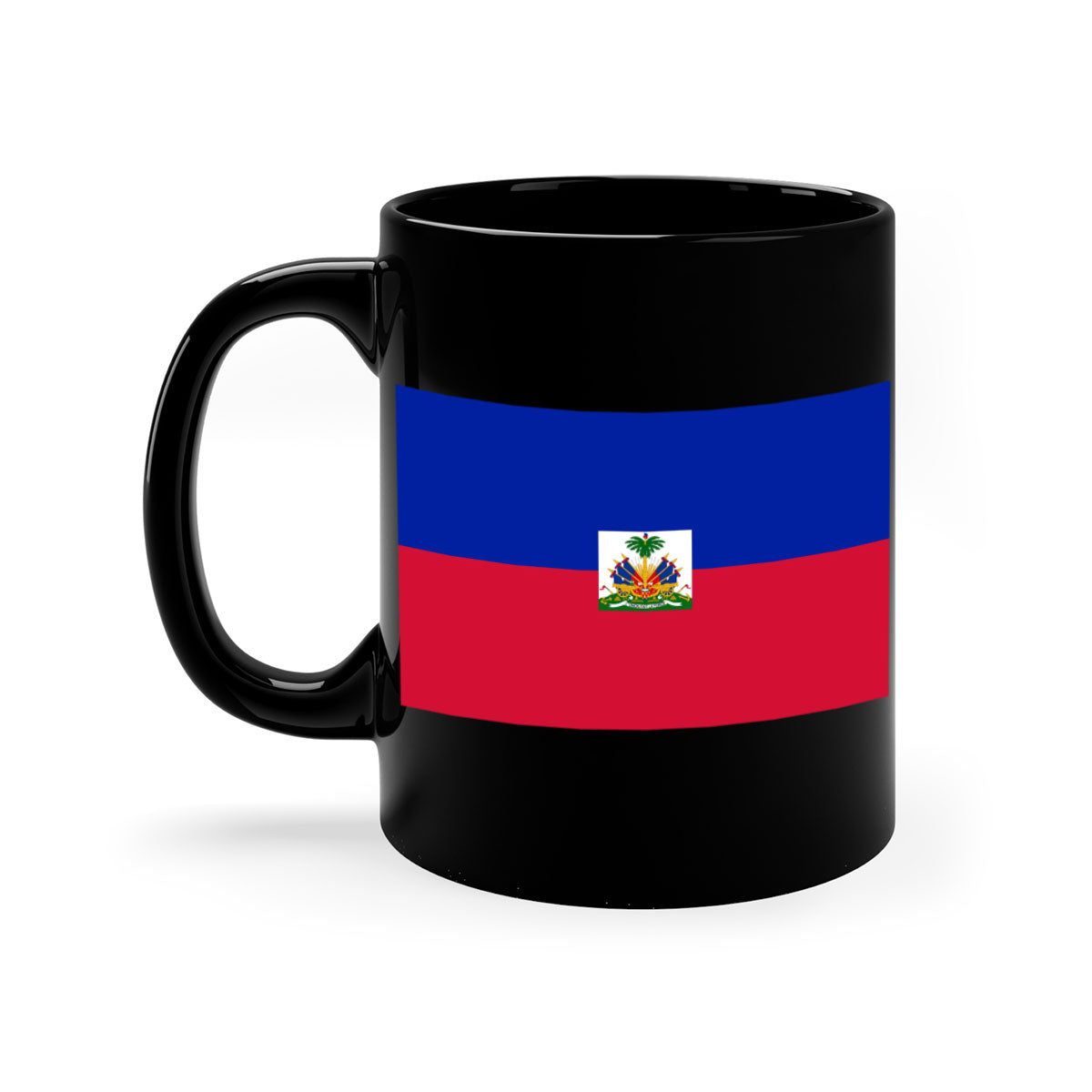 Haiti 125# Mug featuring a glossy finish with a colored handle and interior, available in multiple colors.