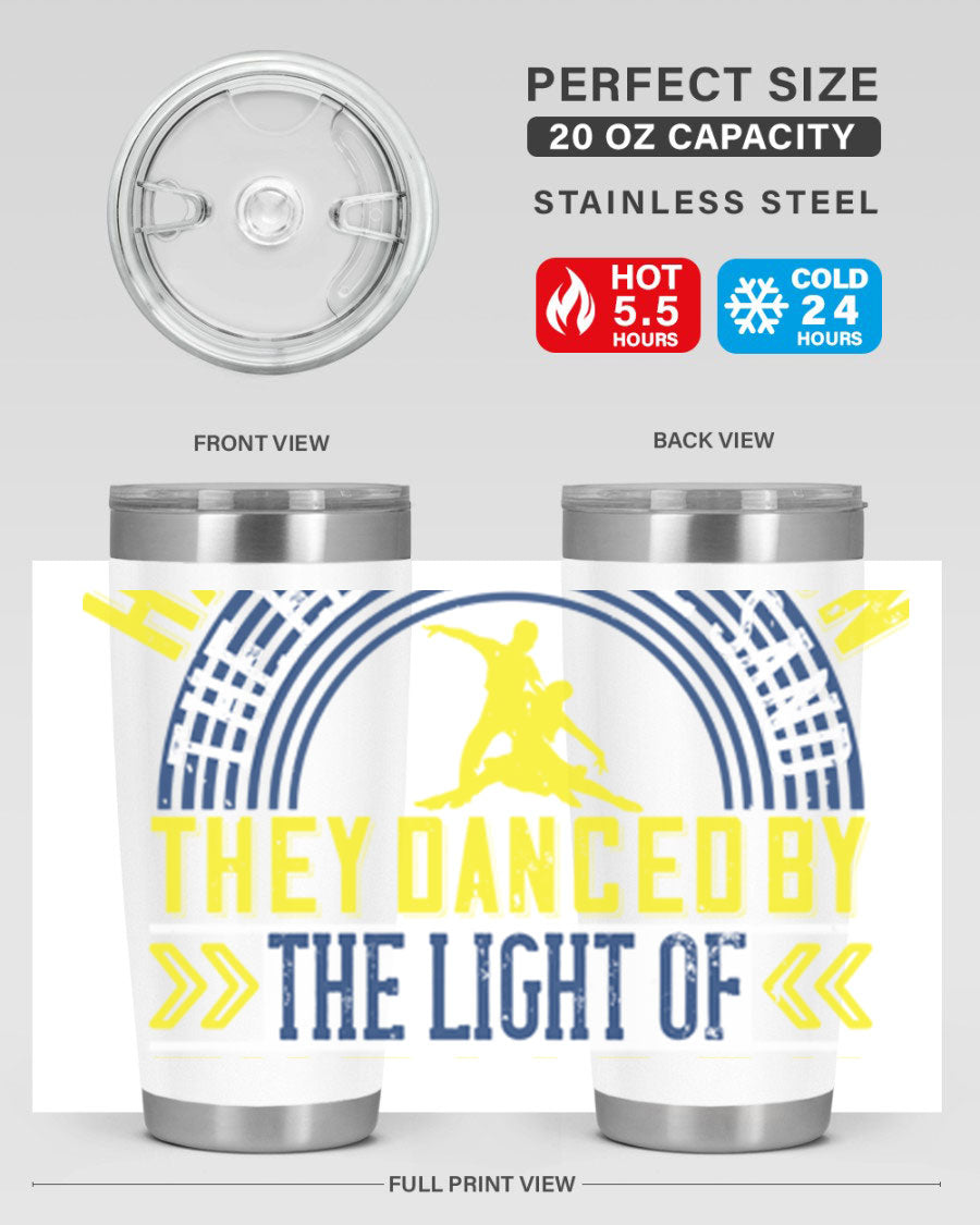 Hand in Hand on the Edge of the Sand Tumbler, a stylish double wall vacuum stainless steel drinkware with a press-in lid.