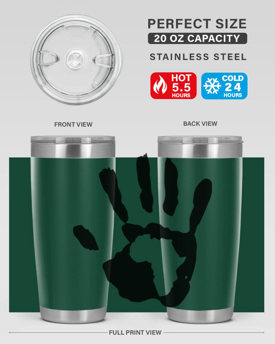 Cotton tank top featuring a hand with Africa design and inspiring phrases, perfect for casual wear.