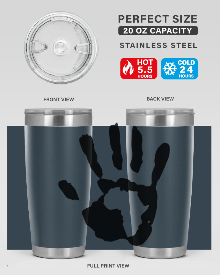 Cotton tank top featuring a hand with Africa design and inspiring phrases, perfect for casual wear.