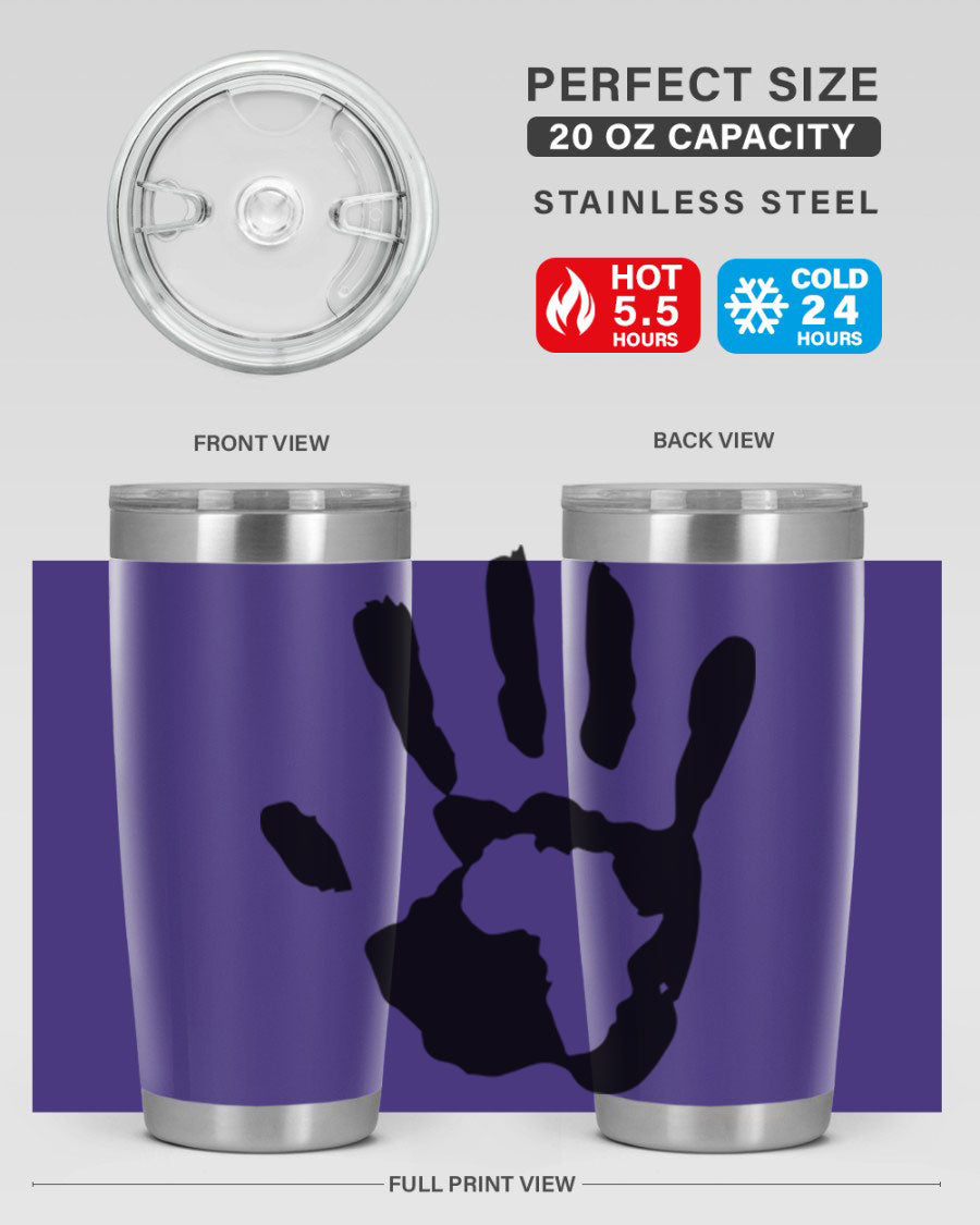 Cotton tank top featuring a hand with Africa design and inspiring phrases, perfect for casual wear.