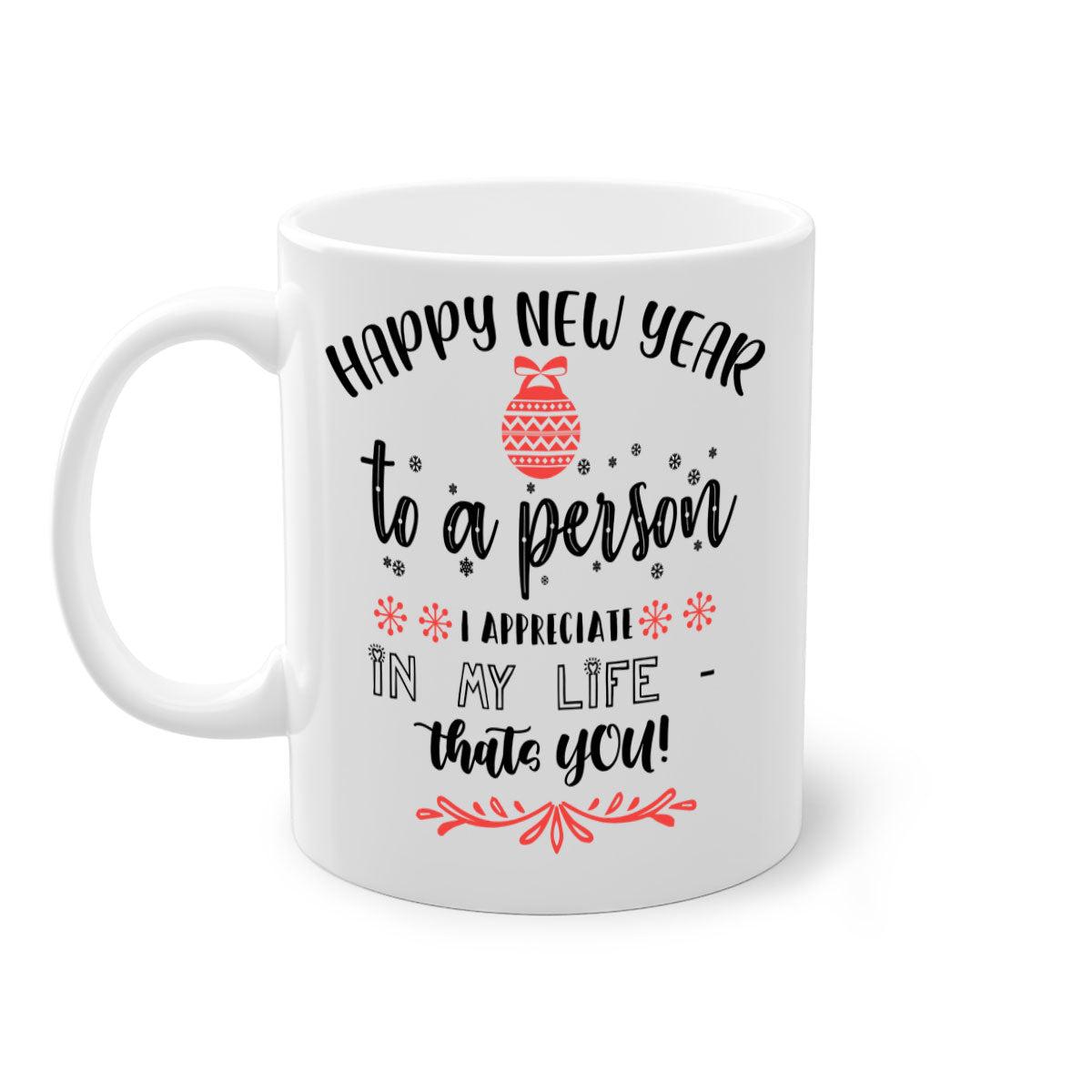 A stylish two-tone ceramic mug with a glossy finish, featuring a colored handle and interior, perfect for coffee or tea.