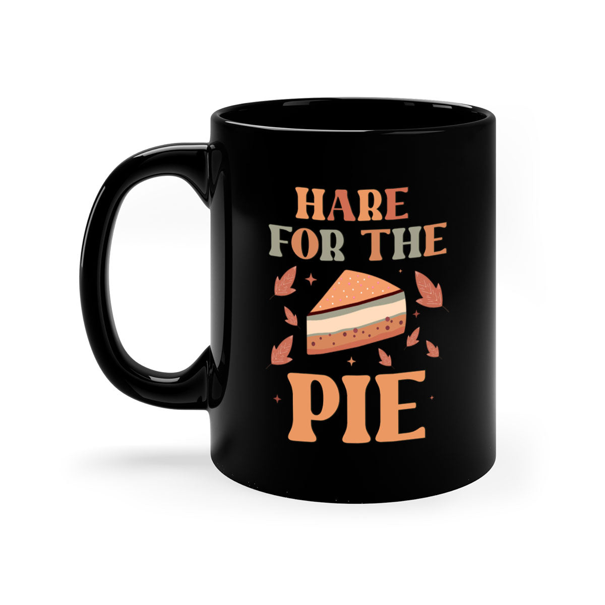 Hare For The Pie 261# Mug featuring a glossy finish, colored handle, and interior, available in multiple colors.