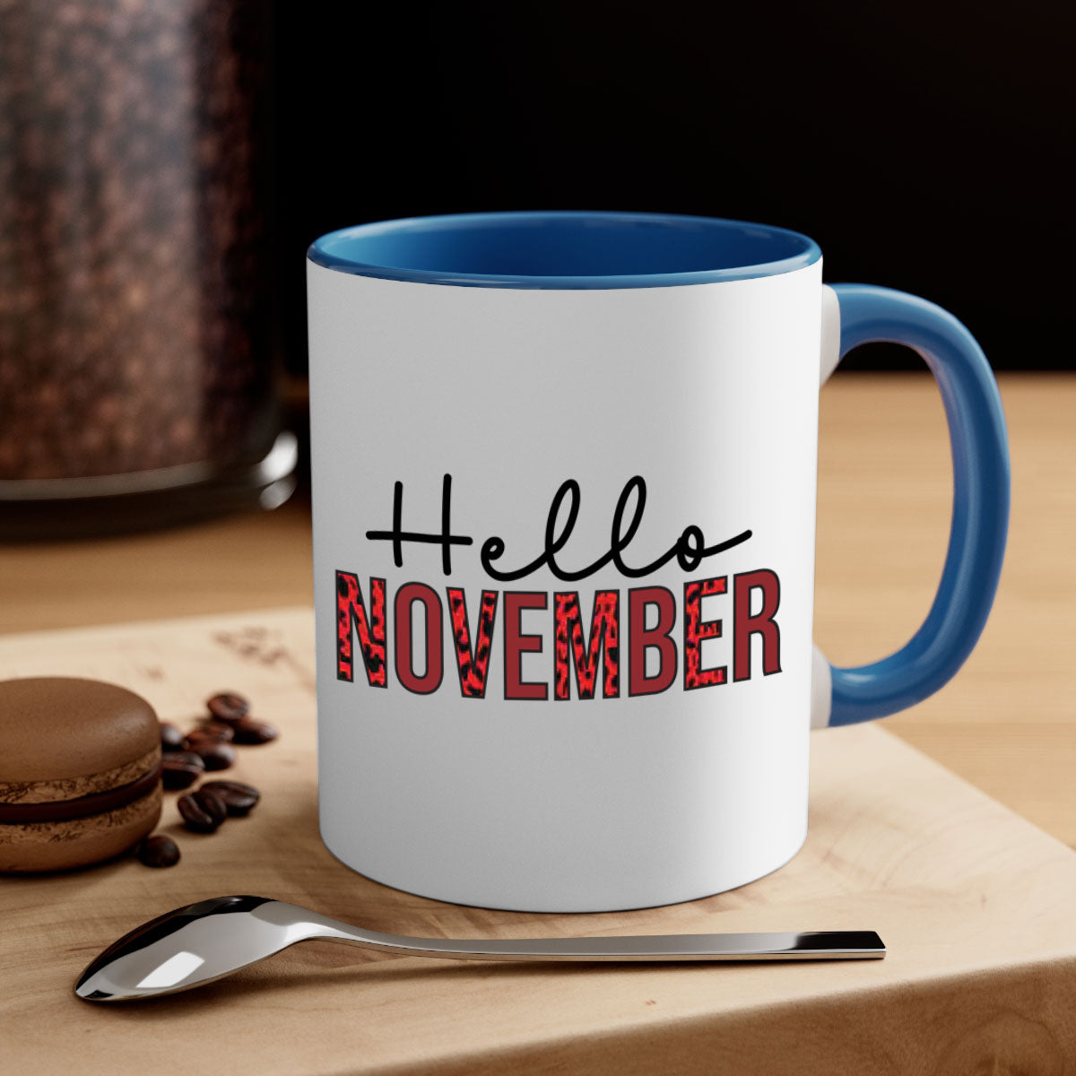Harvest Blessings 262# Mug featuring a two-tone design with a colored handle and glossy finish, available in multiple colors.