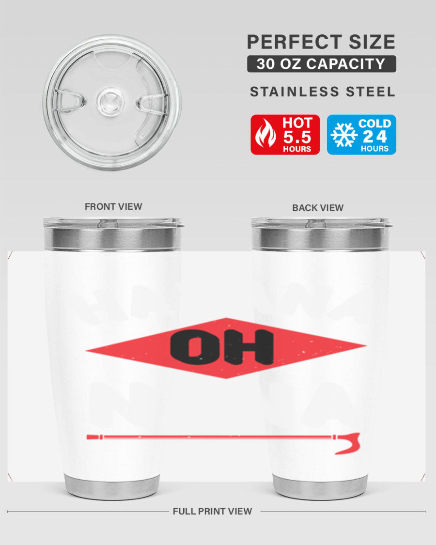 HAVANA OH NANA 104# Tumbler in stainless steel with a stylish design, perfect for hot and cold beverages.