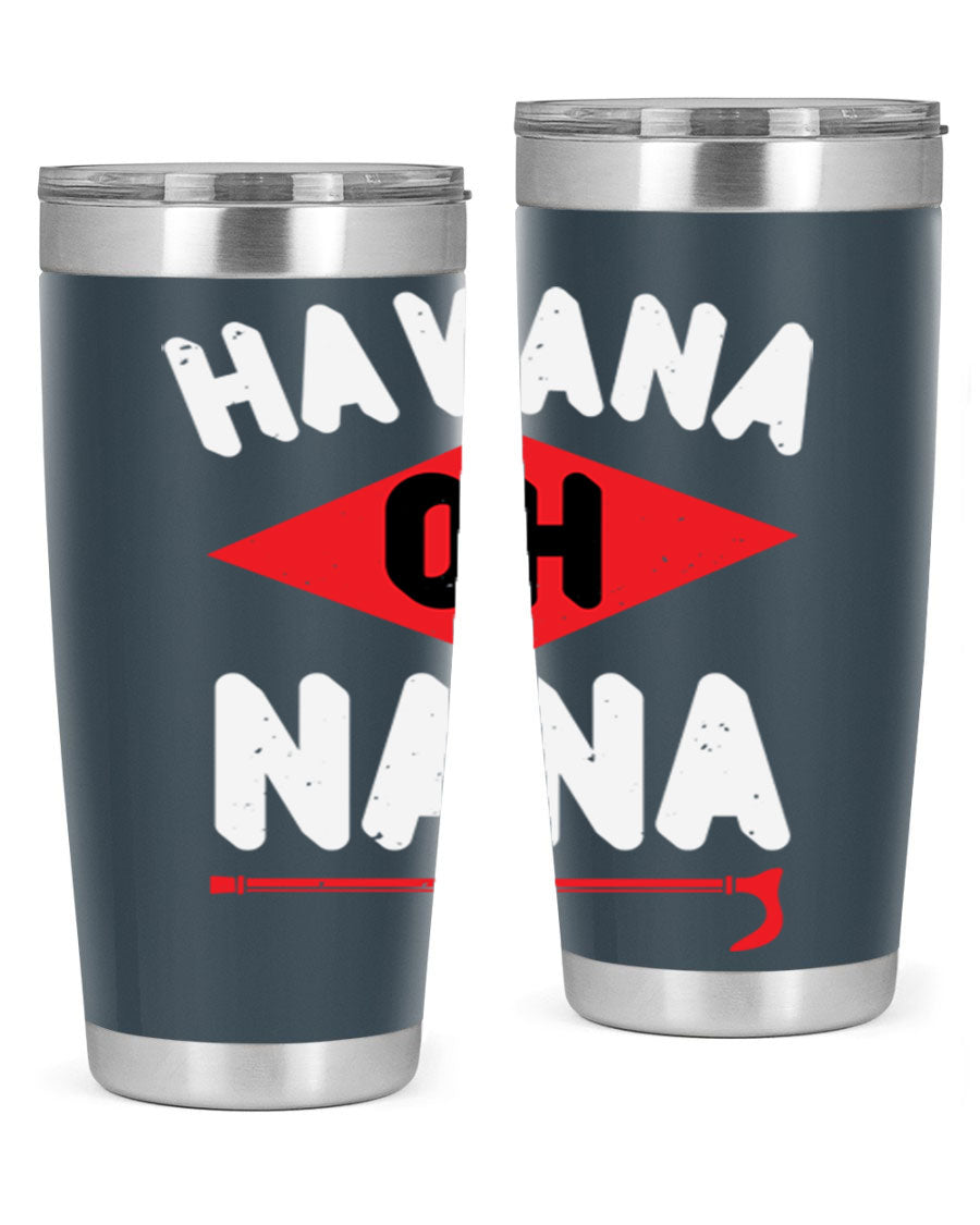 HAVANA OH NANA 104# Tumbler in stainless steel with a stylish design, perfect for hot and cold beverages.