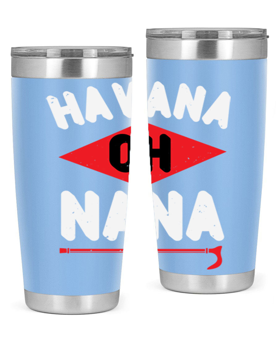HAVANA OH NANA 104# Tumbler in stainless steel with a stylish design, perfect for hot and cold beverages.