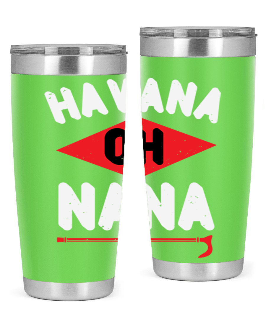 HAVANA OH NANA 104# Tumbler in stainless steel with a stylish design, perfect for hot and cold beverages.