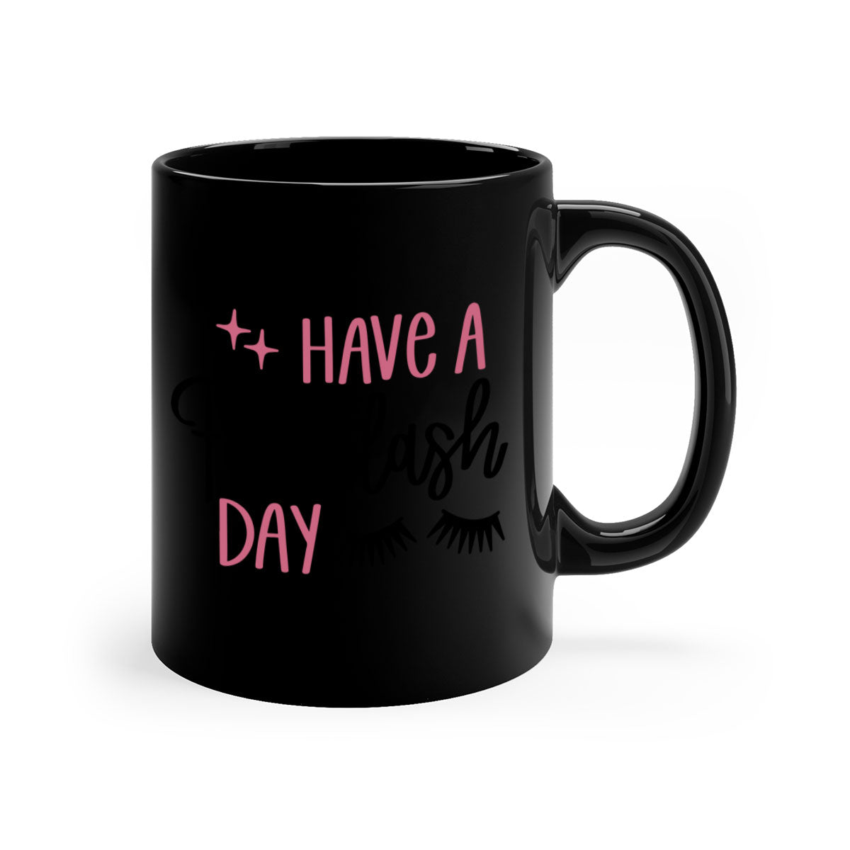 Have Fabulash Day Style 90# Mug with colorful handle and glossy finish, available in multiple colors and sizes.