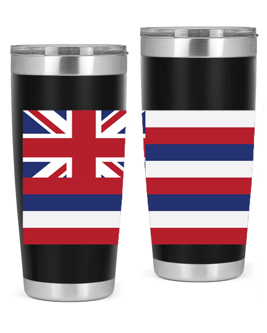 Hawaii 41# Tumbler showcasing double wall vacuum insulation and vibrant design, perfect for hot and cold beverages.
