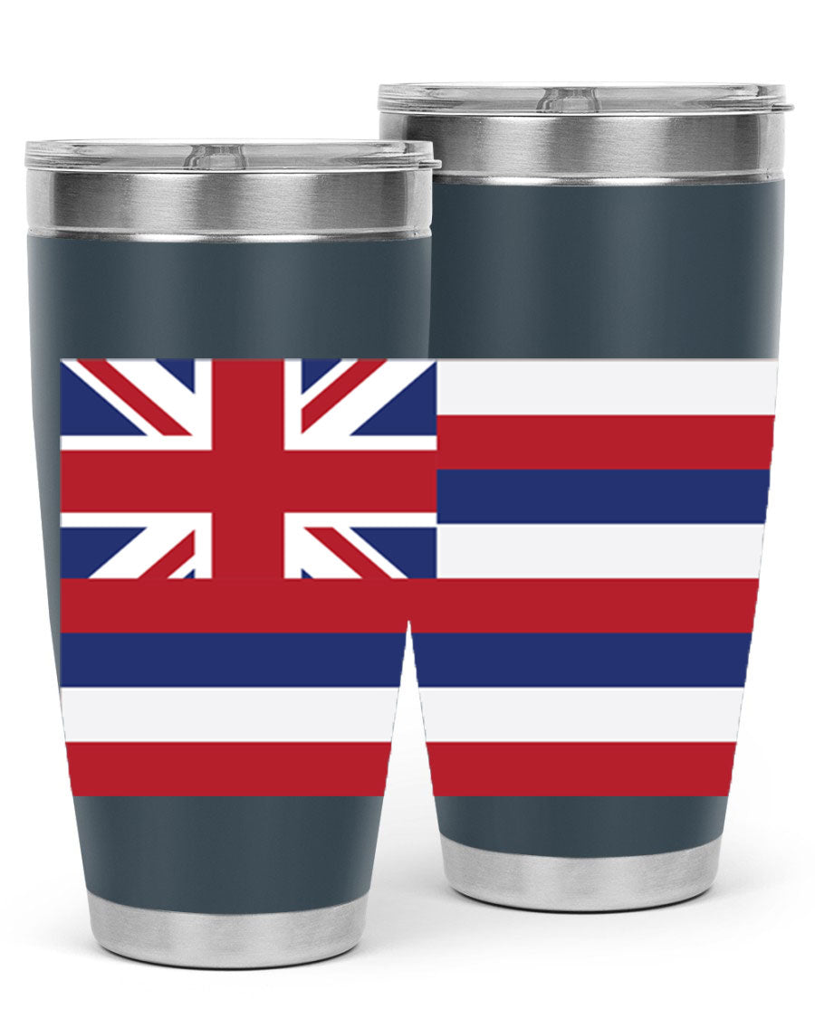 Hawaii 41# Tumbler showcasing double wall vacuum insulation and vibrant design, perfect for hot and cold beverages.
