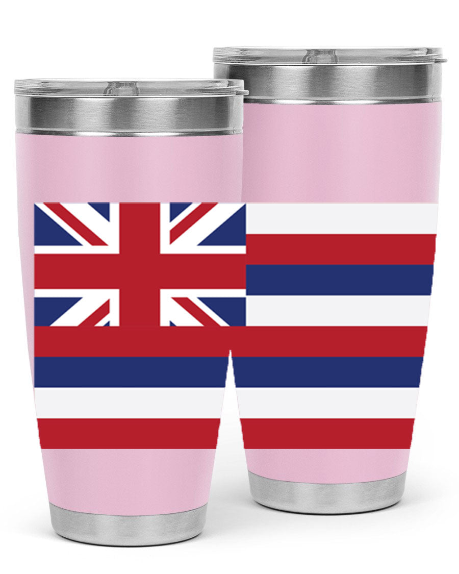 Hawaii 41# Tumbler showcasing double wall vacuum insulation and vibrant design, perfect for hot and cold beverages.