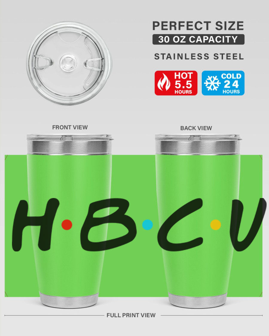 HBCU 138# Cotton Tank featuring bold black words and phrases, perfect for casual wear and showcasing HBCU pride.