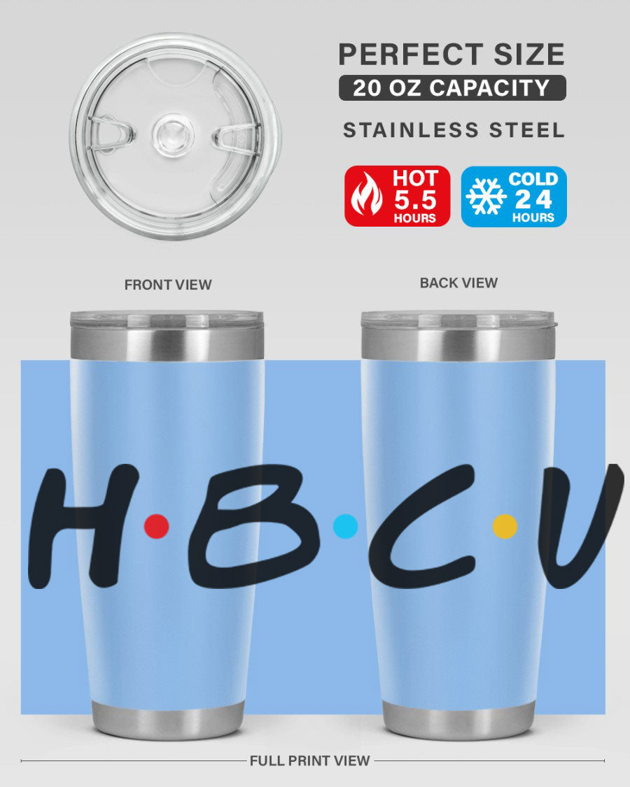 HBCU 138# Cotton Tank featuring bold black words and phrases, perfect for casual wear and showcasing HBCU pride.