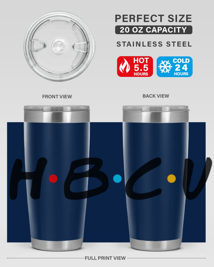 HBCU 138# Cotton Tank featuring bold black words and phrases, perfect for casual wear and showcasing HBCU pride.