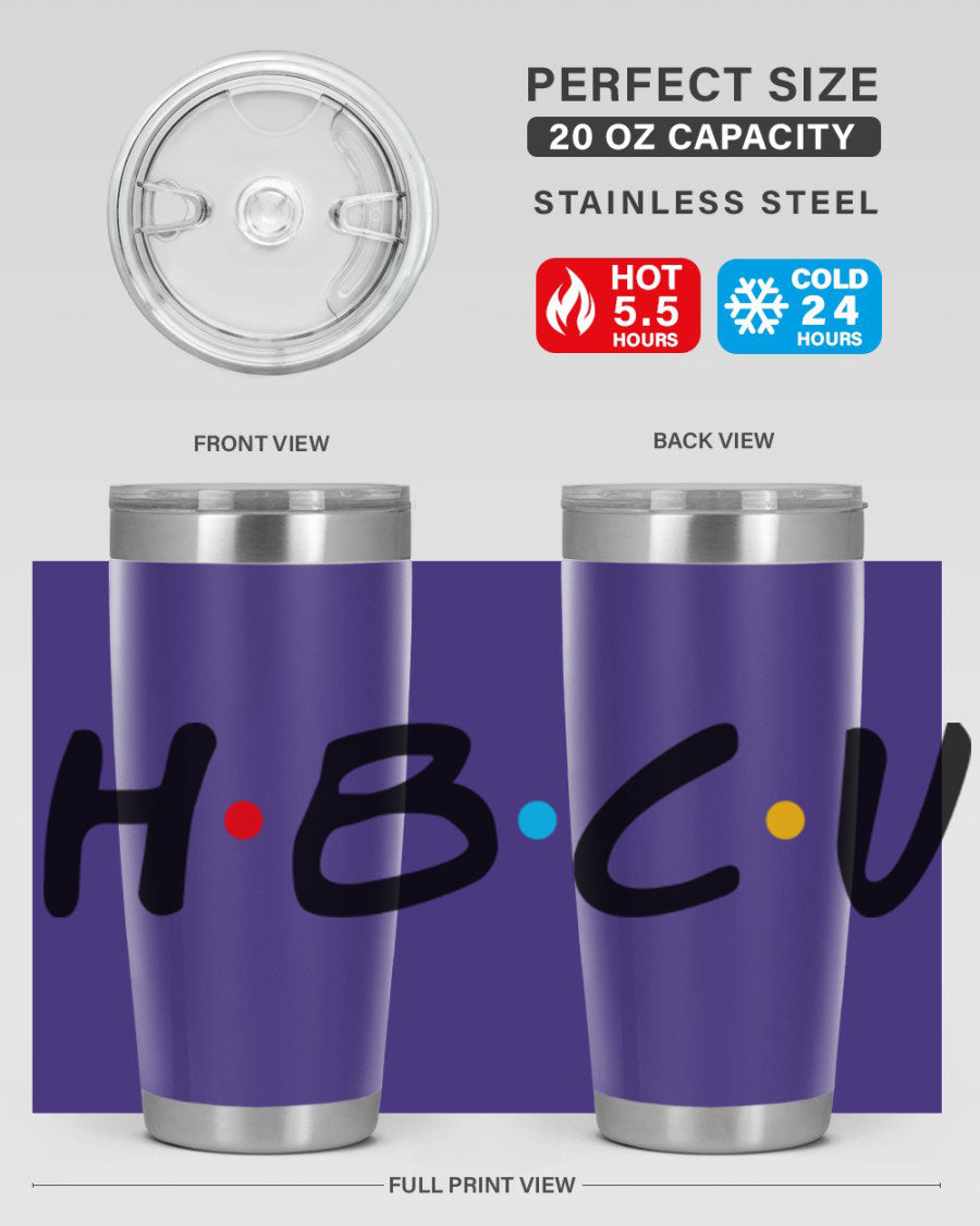 HBCU 138# Cotton Tank featuring bold black words and phrases, perfect for casual wear and showcasing HBCU pride.