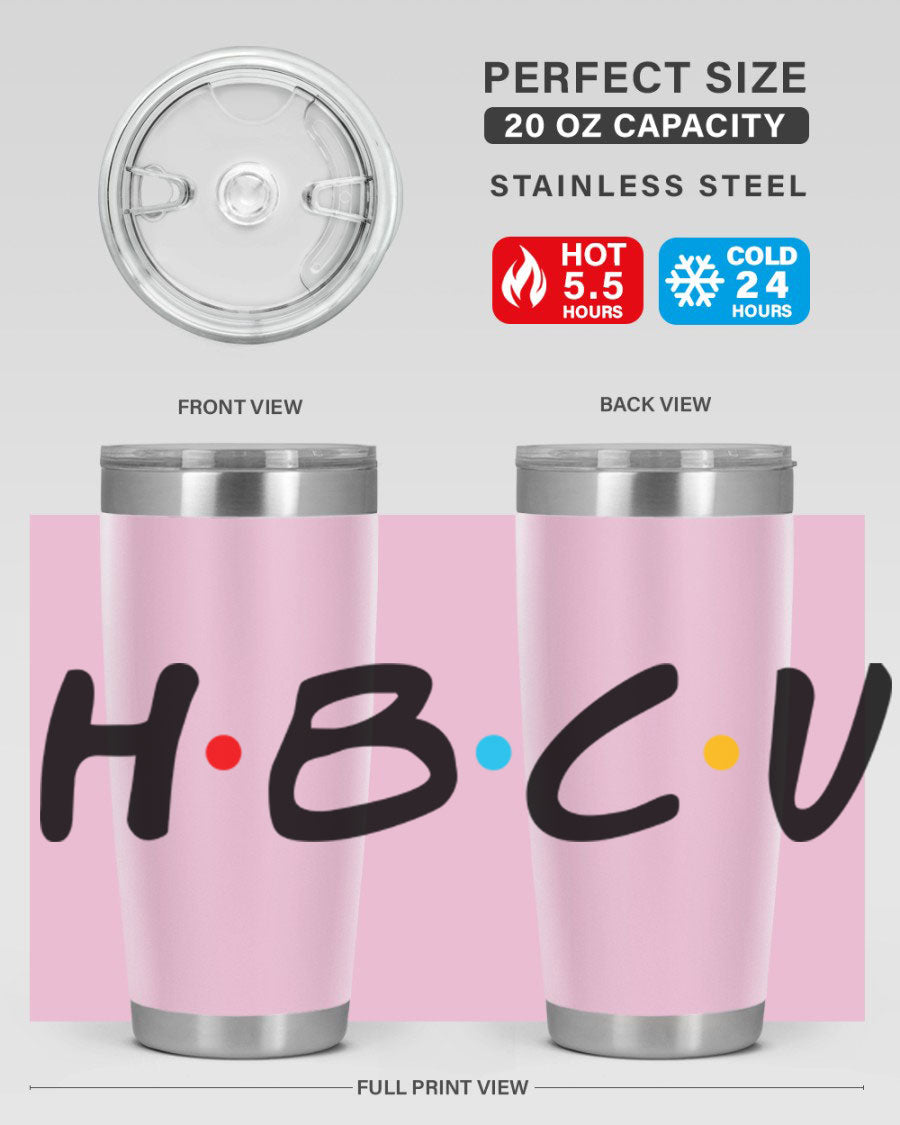 HBCU 138# Cotton Tank featuring bold black words and phrases, perfect for casual wear and showcasing HBCU pride.