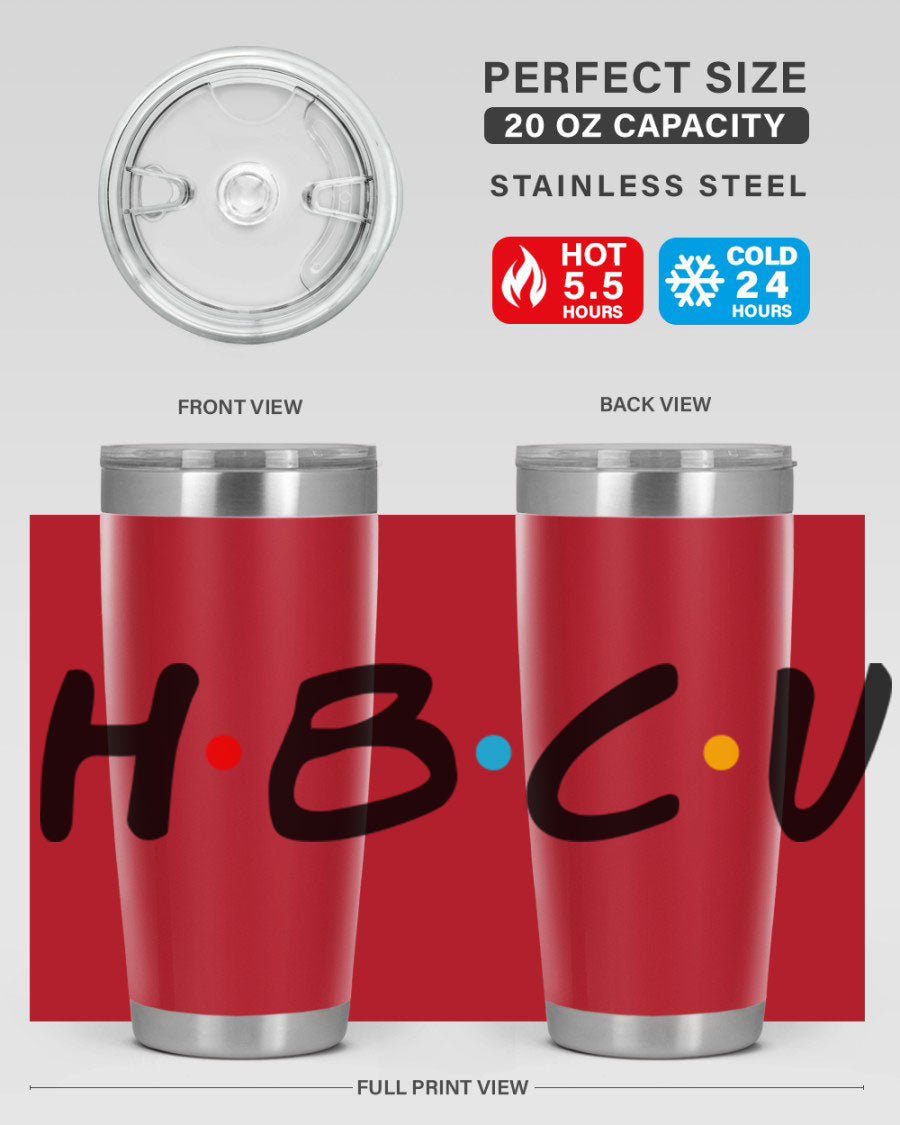 HBCU 138# Cotton Tank featuring bold black words and phrases, perfect for casual wear and showcasing HBCU pride.