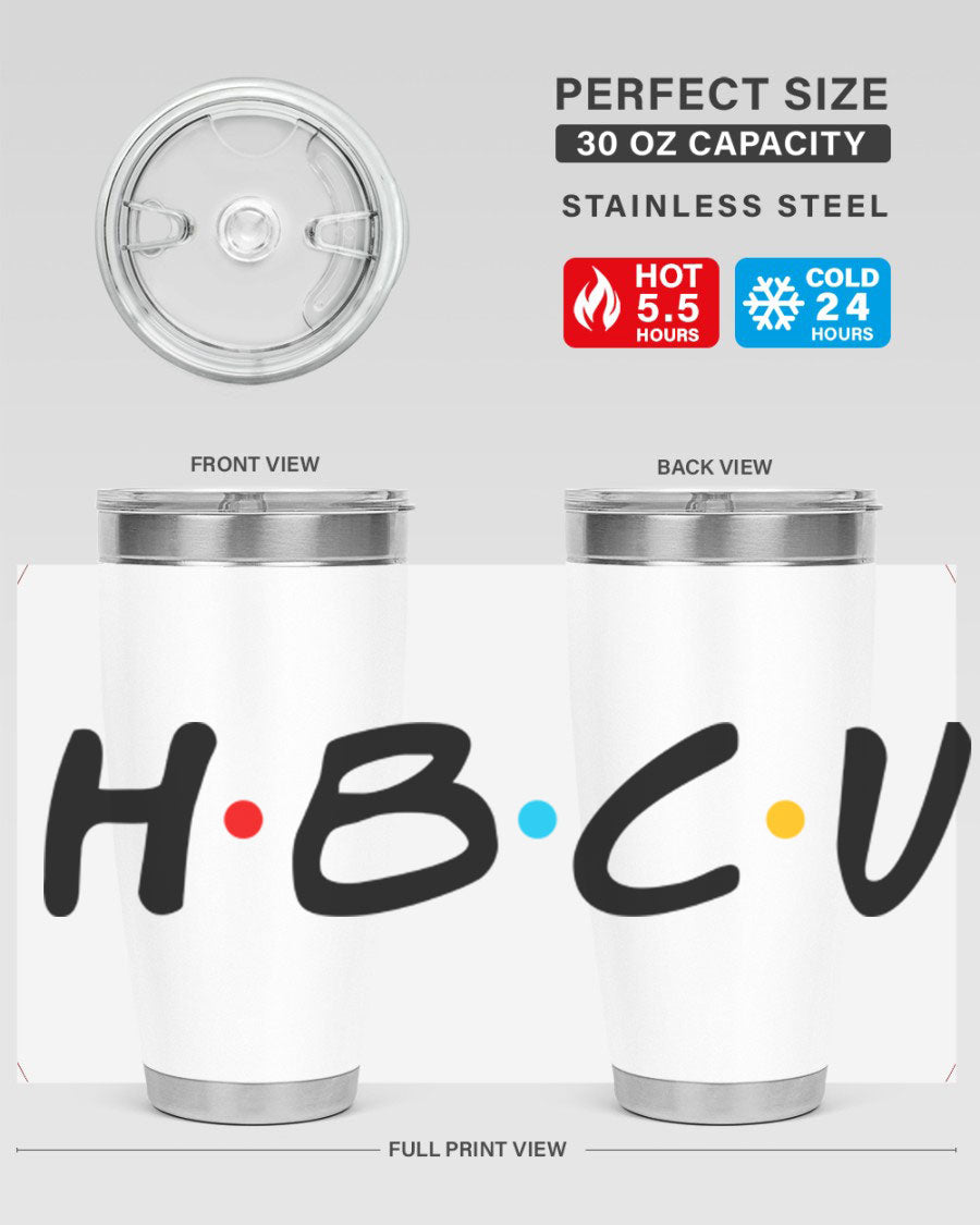 HBCU 138# Cotton Tank featuring bold black words and phrases, perfect for casual wear and showcasing HBCU pride.