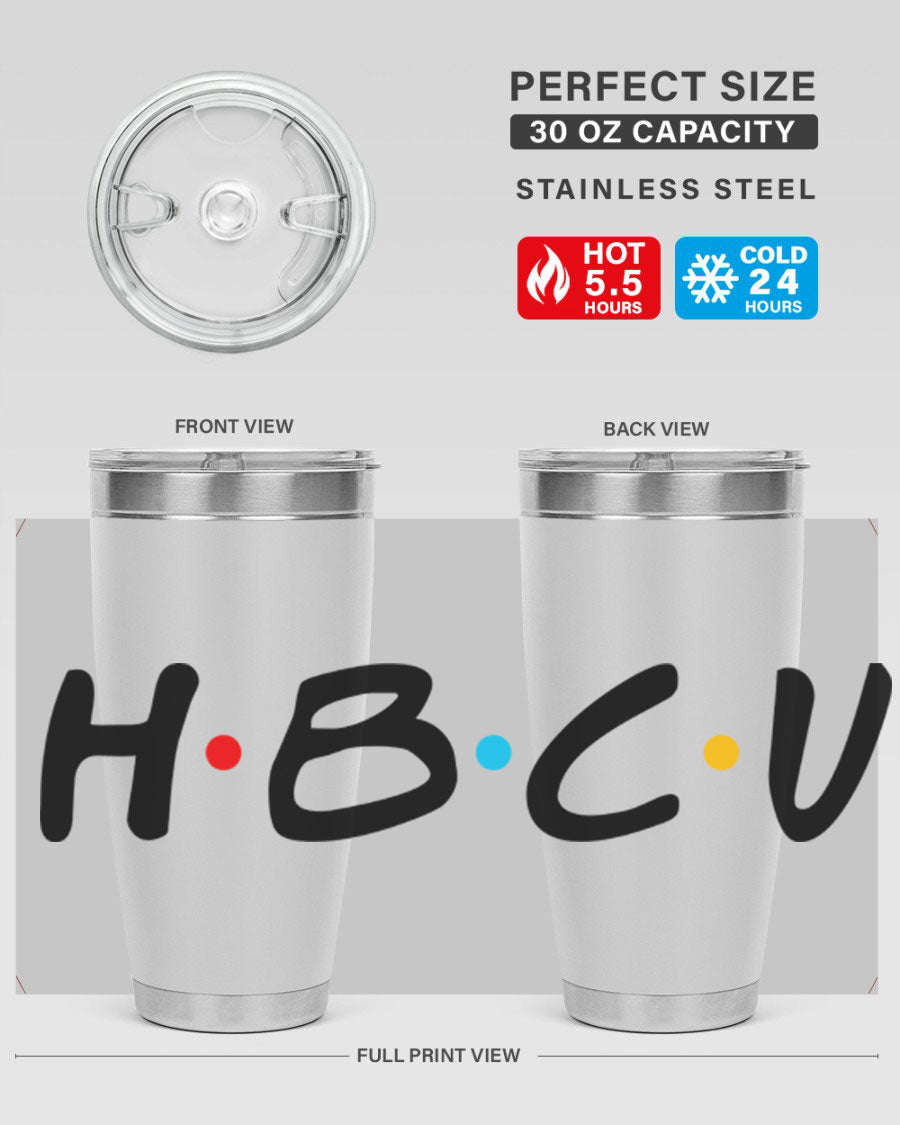 HBCU 138# Cotton Tank featuring bold black words and phrases, perfect for casual wear and showcasing HBCU pride.