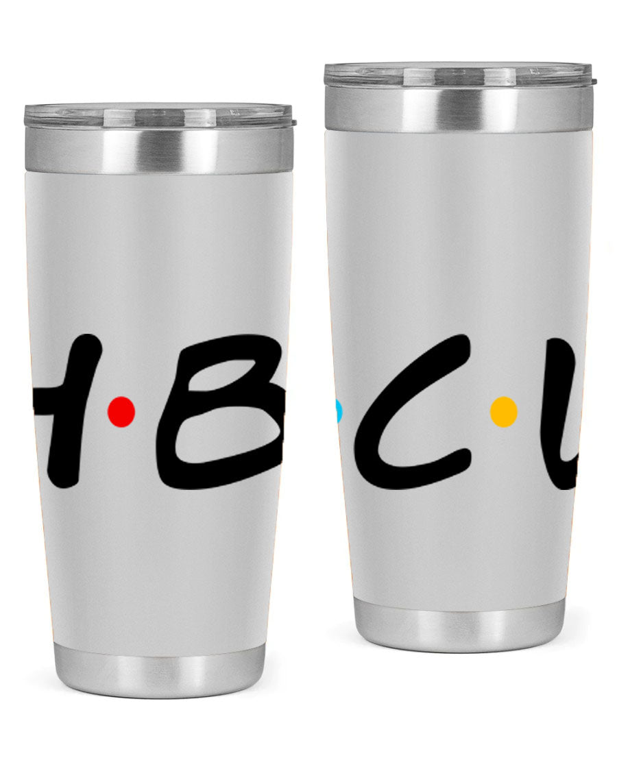 HBCU 138# Cotton Tank featuring bold black words and phrases, perfect for casual wear and showcasing HBCU pride.