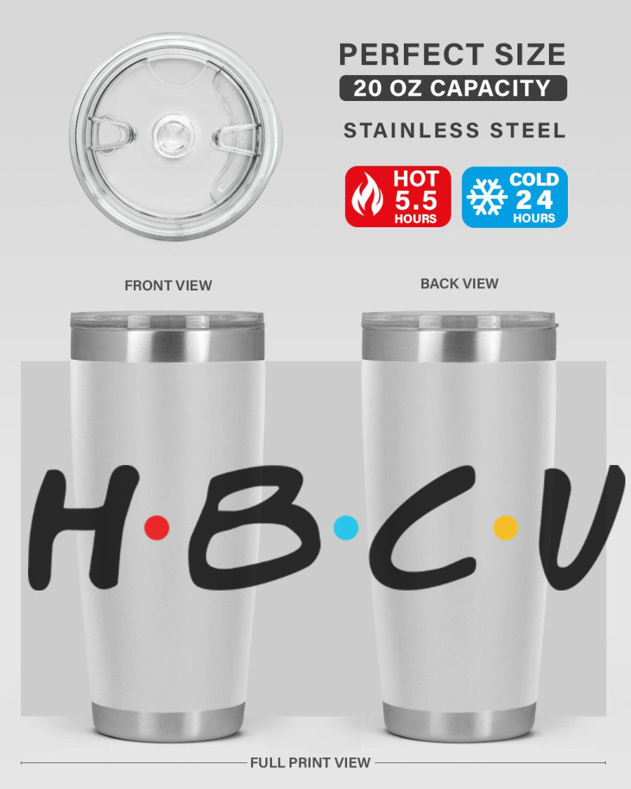 HBCU 138# Cotton Tank featuring bold black words and phrases, perfect for casual wear and showcasing HBCU pride.