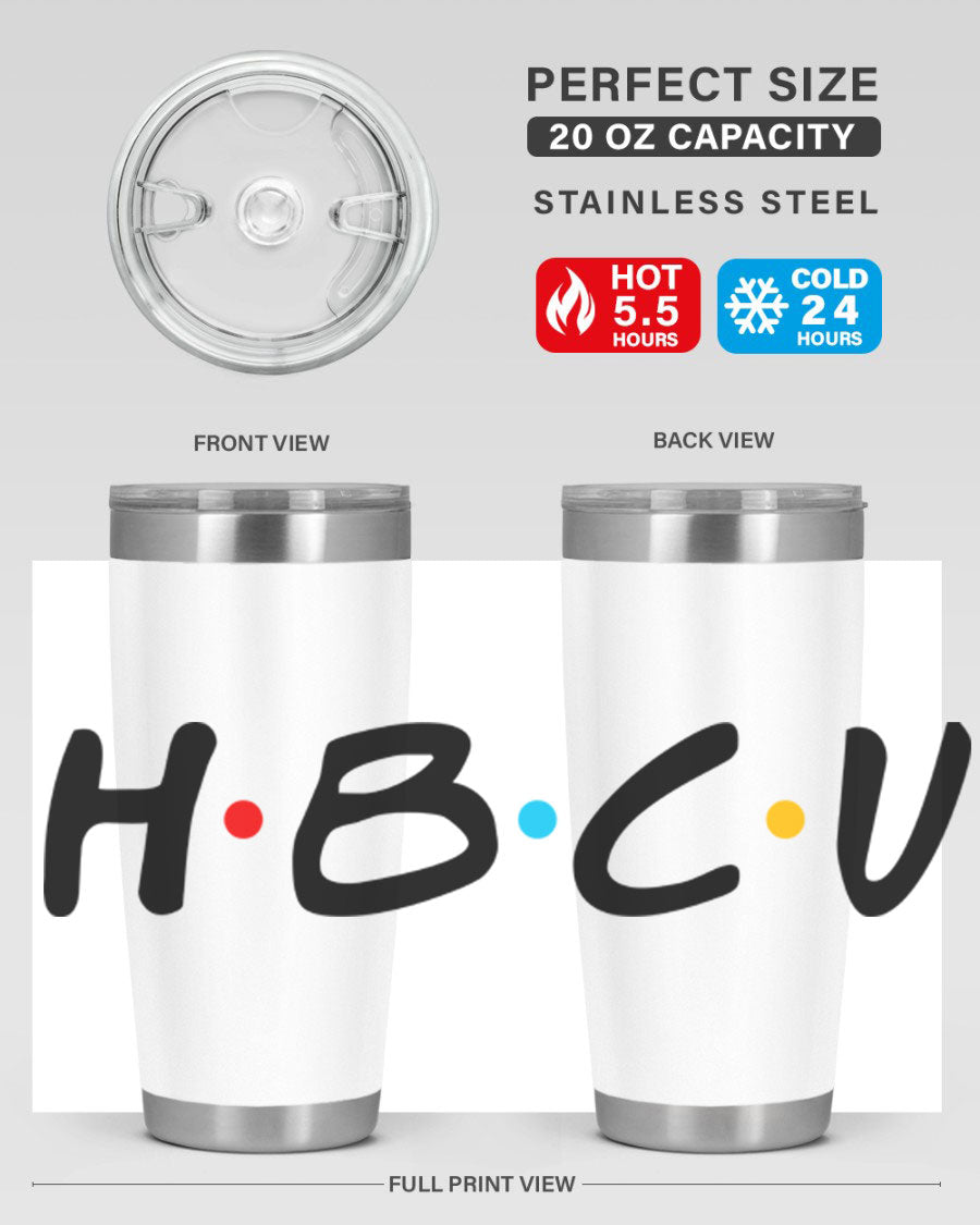 HBCU 138# Cotton Tank featuring bold black words and phrases, perfect for casual wear and showcasing HBCU pride.