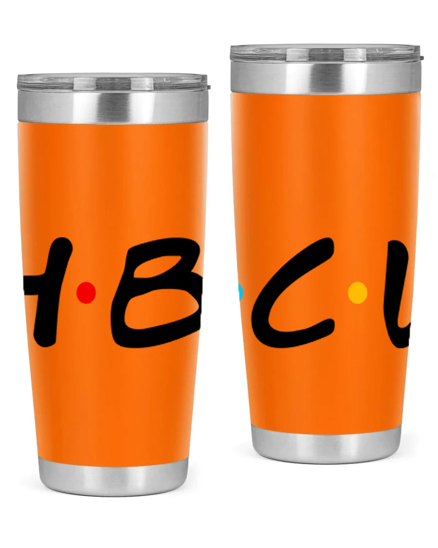 HBCU 138# Cotton Tank featuring bold black words and phrases, perfect for casual wear and showcasing HBCU pride.