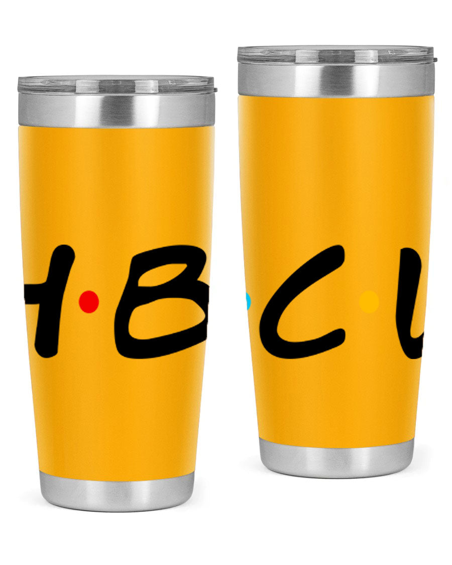 HBCU 138# Cotton Tank featuring bold black words and phrases, perfect for casual wear and showcasing HBCU pride.