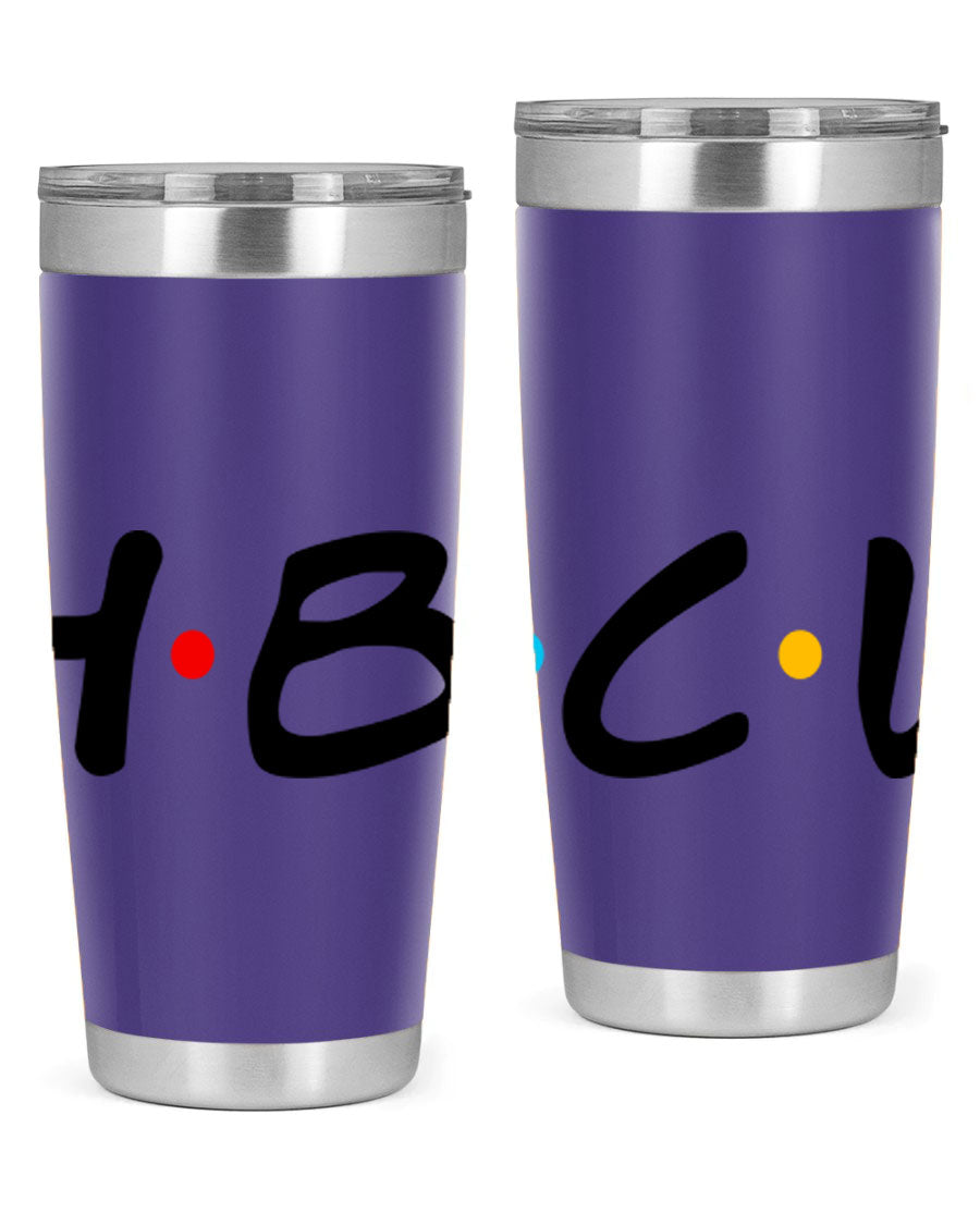 HBCU 138# Cotton Tank featuring bold black words and phrases, perfect for casual wear and showcasing HBCU pride.